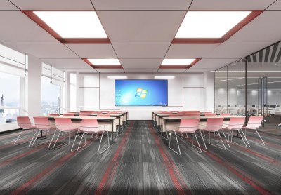 现代会议室3D模型下载